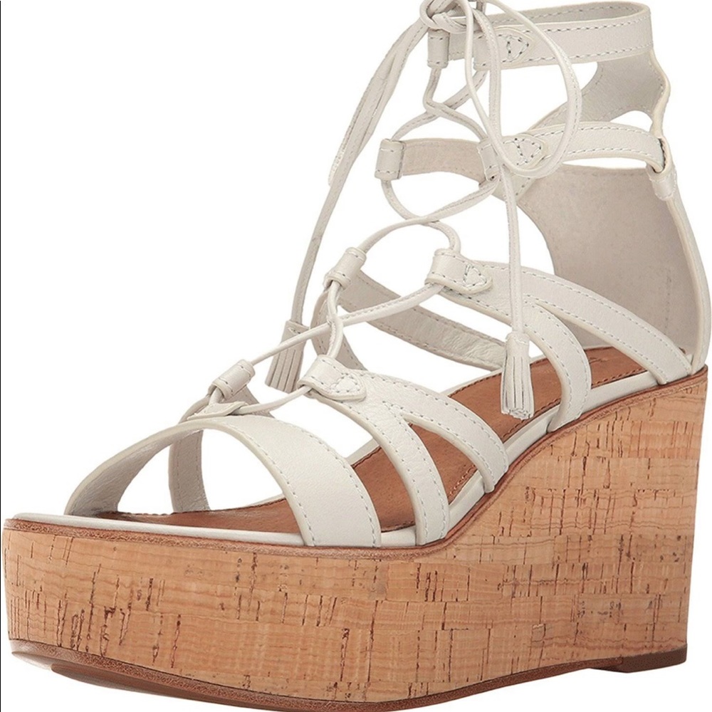 Frye Heather Gladiator - Cream White - Picture 8 of 8